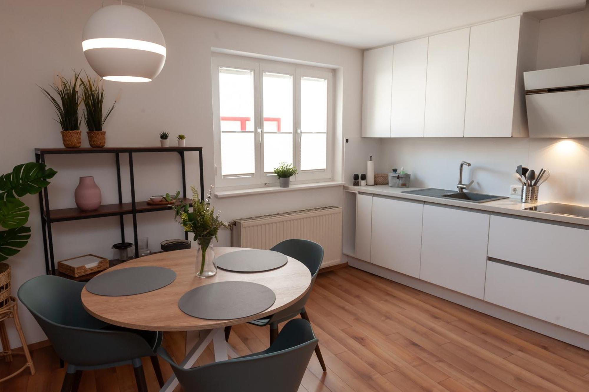 Freitraum Apartments No3 City Mit Eigenem Garten 바트노이슈타트안더살레 외부 사진