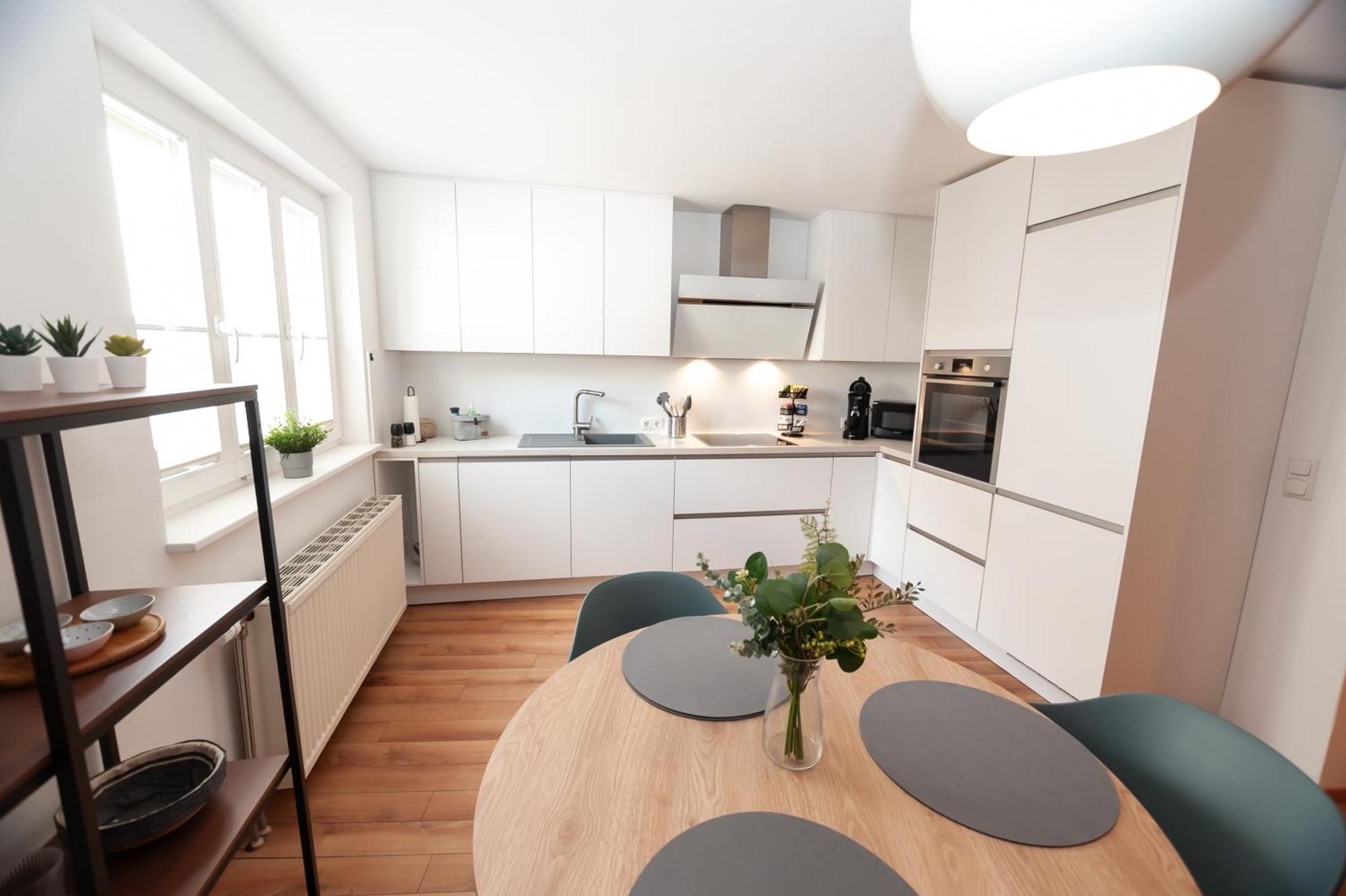 Freitraum Apartments No3 City Mit Eigenem Garten 바트노이슈타트안더살레 외부 사진